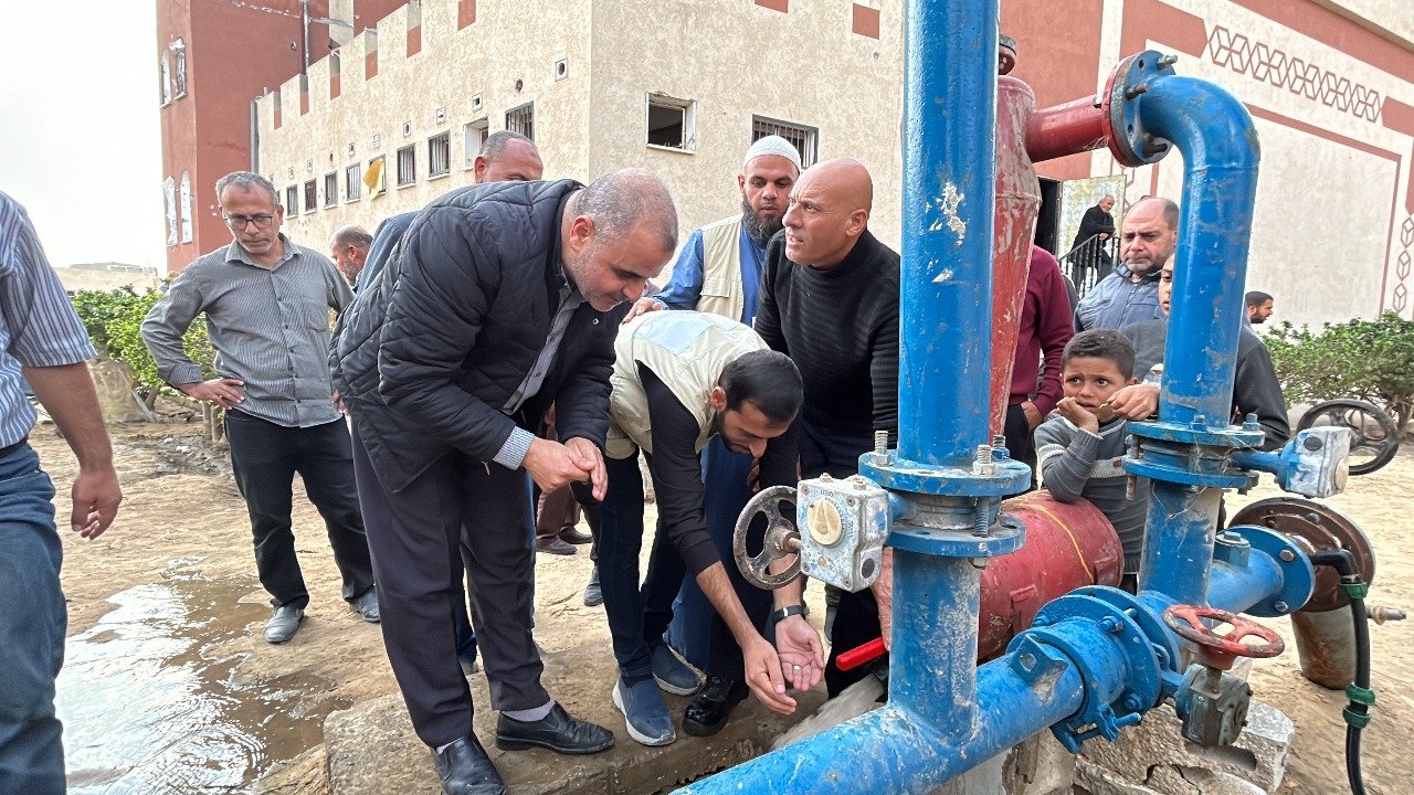 صيانة وتشغيل بئر