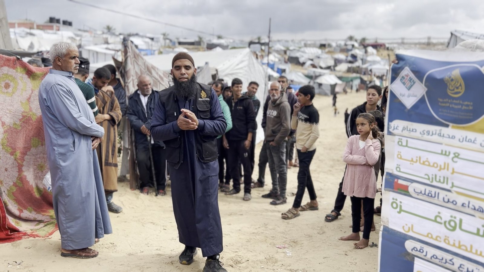 مشروع توزيع سلة الخير الرمضانية