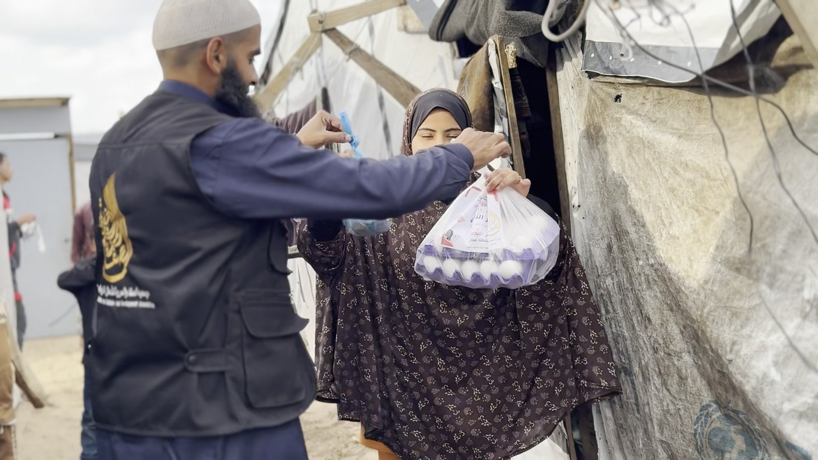 مشروع توزيع الحصص الغذائية