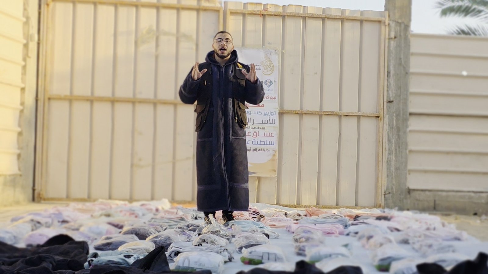 مشروع الكسوة الشتوية الشاملة لخيام النازحين